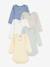 Pack of 5 PETIT BATEAU long-sleeved bodysuit week set multicoloured 