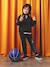 Sports Sweatshirt with Zip on the Neckline & Basketball on Sleeve for Boys anthracite+hazel 