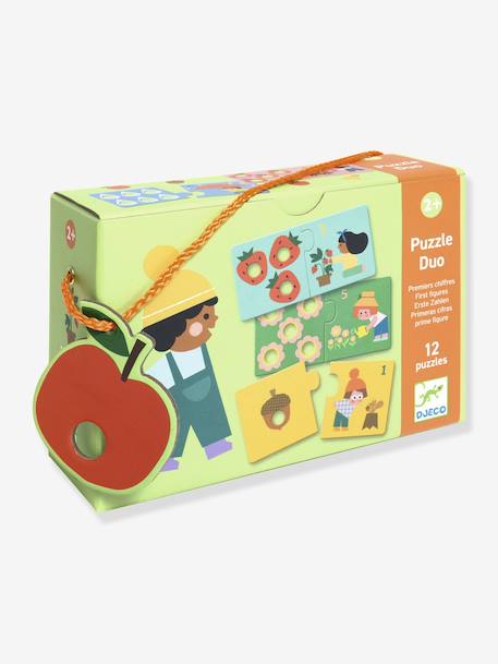 First Numbers Duo Puzzle, DJECO green 