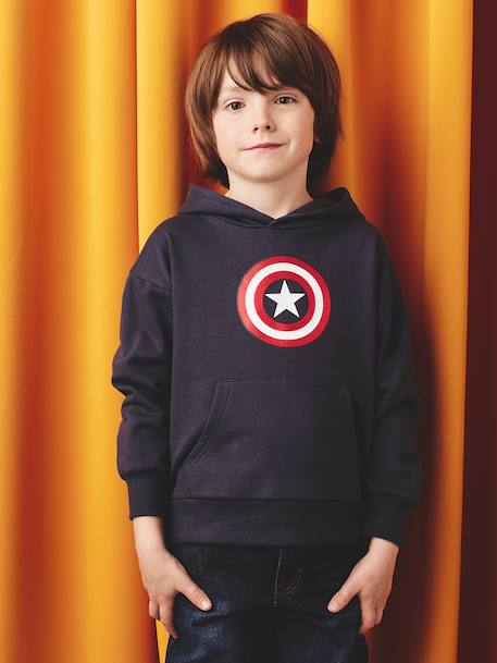 Marvel® AVENGERS Captain America hooded sweatshirt navy blue 