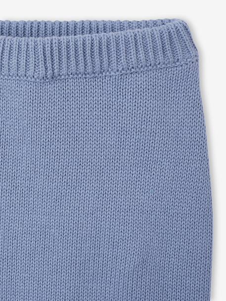 Newborn knitted set ENVIE DE FRAISE crystal blue 