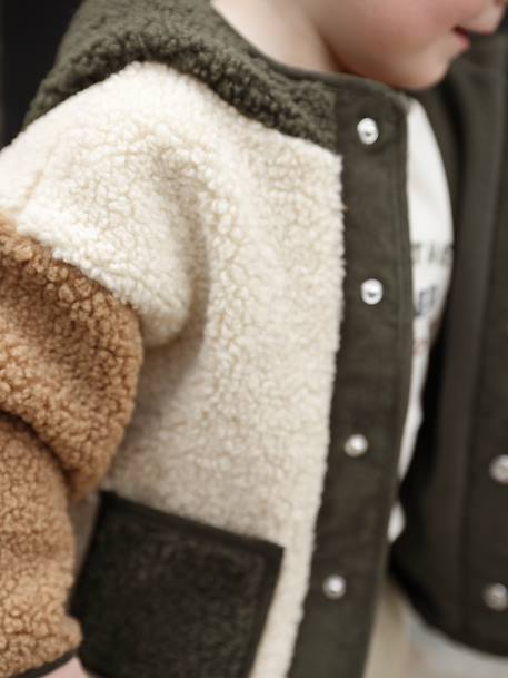 Sherpa Hooded Coat for Babies sandy beige 