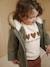 Parka + lightweight jacket 3-in-1 for babies old rose+olive 