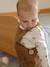 Velvet dungaree set + T-shirt for babies caramel 