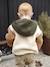 Sherpa Hooded Coat for Babies sandy beige 