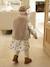 Baby dress + cardigan + band for head accessories for hair set old rose+vanilla 