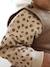 Sweatshirt with leopard print taupe+vanilla 