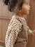 Sweatshirt with leopard print taupe+vanilla 