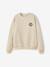 University Sweatshirt with Letters on the Back ecru 