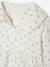 Shirt in Cotton Gauze with Broderie Anglaise Collar, for Girls ecru+plum 