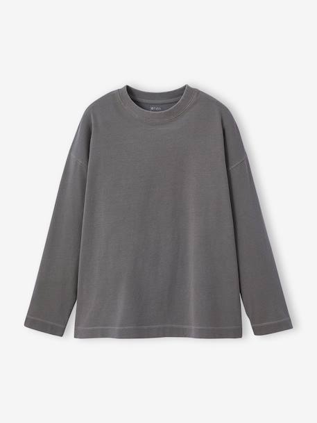 Pack of 2 Faded-Effect T-Shirts for Boys, JONEN ecru 