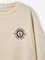 University Sweatshirt with Letters on the Back ecru 