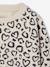 Printed Sweatshirt & Flared Leggings Set for Girls dusky pink 