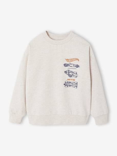 Mattel® HOT WHEELS boy's sweatshirt marl beige 