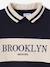 Polo-Neck Sweatshirt for Girls, JONEN navy blue 