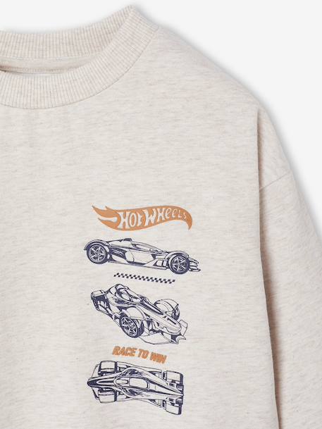 Mattel® HOT WHEELS boy's sweatshirt marl beige 