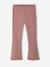 Printed Sweatshirt & Flared Leggings Set for Girls dusky pink 