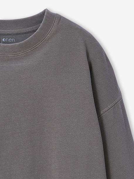 Pack of 2 Faded-Effect T-Shirts for Boys, JONEN ecru 