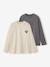 Pack of 2 Faded-Effect T-Shirts for Boys, JONEN ecru 