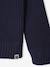 High Neck Long-Sleeved Cardigan for Boys green+navy blue 