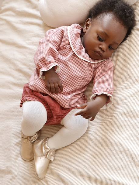 Set for Newborns: Bloomer Shorts + Tights tomato red 