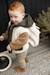Sherpa Hooded Coat for Babies sandy beige 