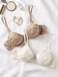 Maternity-Pack of 2 microfibre and lace maternity and nursing bras ENVIE DE FRAISE