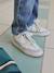 Leather Trainers with Laces & Zip for Children set white 