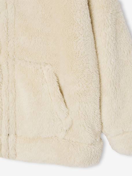 Cosy Bed Cardigan for Girls ecru 
