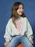 Cropped Sweatshirt with Glittery Detail for Girls marl grey 