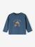 Long-sleeved baby t-shirt peacock blue 