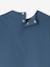 Long-sleeved baby t-shirt peacock blue 