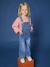 Wide-Leg Denim Dungarees for Girls black denim+denim grey+medium blue+stone 