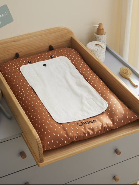 Fox Cover for Changing Mattress BROWN MEDIUM ALL OVER PRINTED 