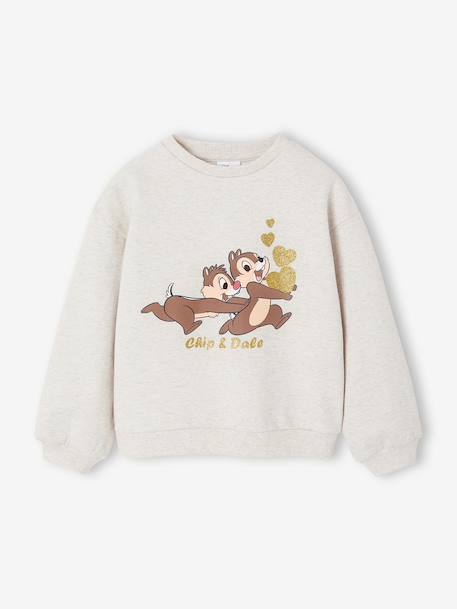 Girl's Tic Tac sweatshirt marl beige 
