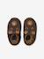 Elasticated, Soft Leather Slip-Ons for Babies printed brown+printed green+set brown 