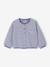 Fleece Cardigan + Trouser Set for Newborns blue+ecru 