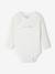 Set of 7 unisex newborn bodysuit week with ENVIE DE FRAISE messages ecru 