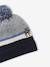 Little Monster Beanie for Boys marl grey 