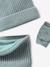 Beanie + Snood + Gloves/Mittens Set for Girls sage green 