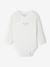 Set of 7 unisex newborn bodysuit week with ENVIE DE FRAISE messages ecru 
