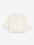 Sweatshirt in Heart Print Fleece, PETIT BATEAU ecru 