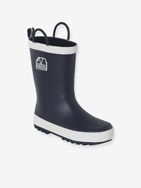 Children's rubber wellies from the nursery collection navy blue 