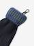 'Dinos' Beanie + Snood + Mittens/Gloves Set for Boys navy blue 