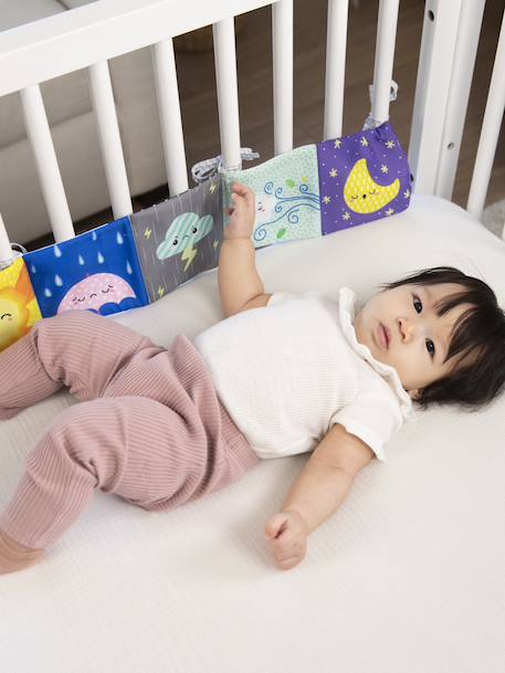 INFANTINO fabric book cot bumper multicoloured 