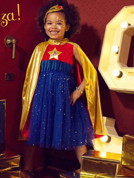 Super Heroine Costume, SOUZA deep blue 