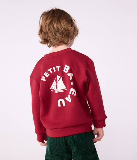 PETIT BATEAU children's sweatshirt red 