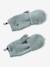 Beanie + Snood + Gloves/Mittens Set for Girls sage green 