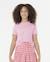 Sunset Skies Crop T-Shirt for Girls, RIP CURL rose+yellow 
