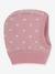 Wool & Cotton Balaclava with Hearts for Babies, PETIT BATEAU rose 